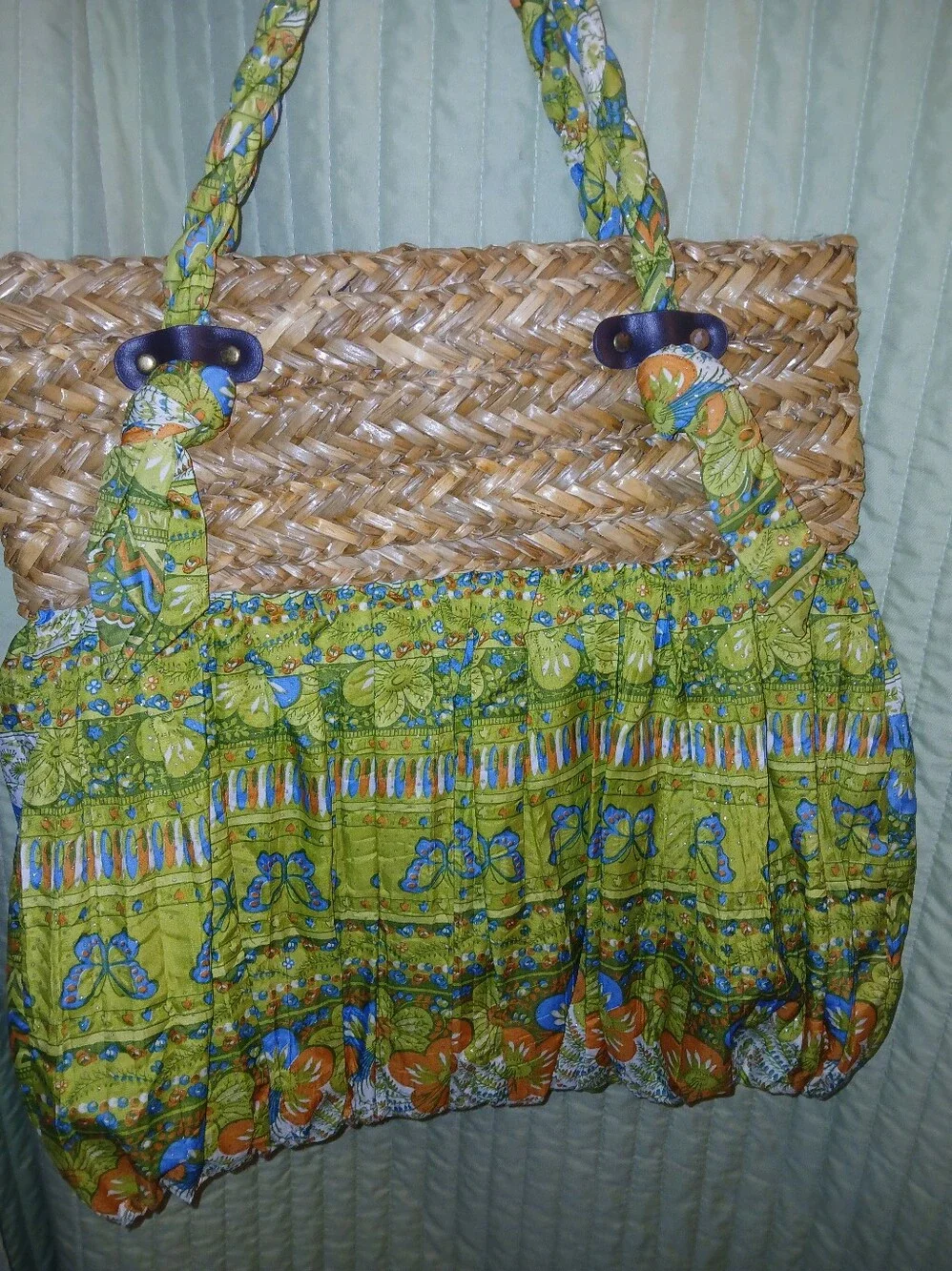 Cappelli Straworld Bohemian Woven-Top Shoulder Tote Bag. FF#490